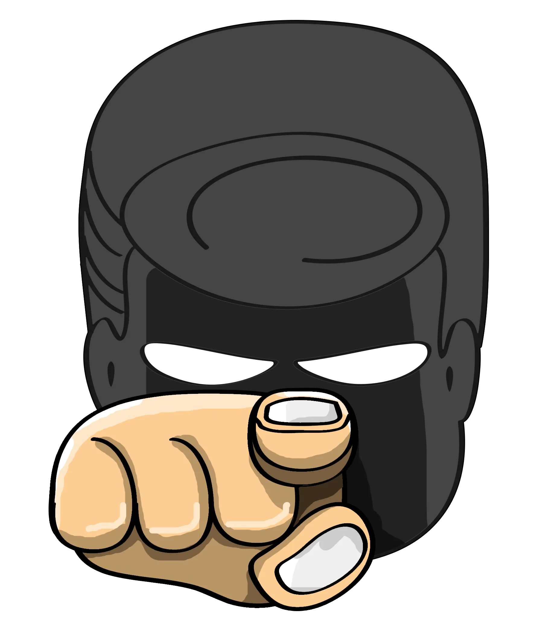 阿富戴着黑色头套只露出眼睛，手指指向你 — FYTBET原创微信贴图