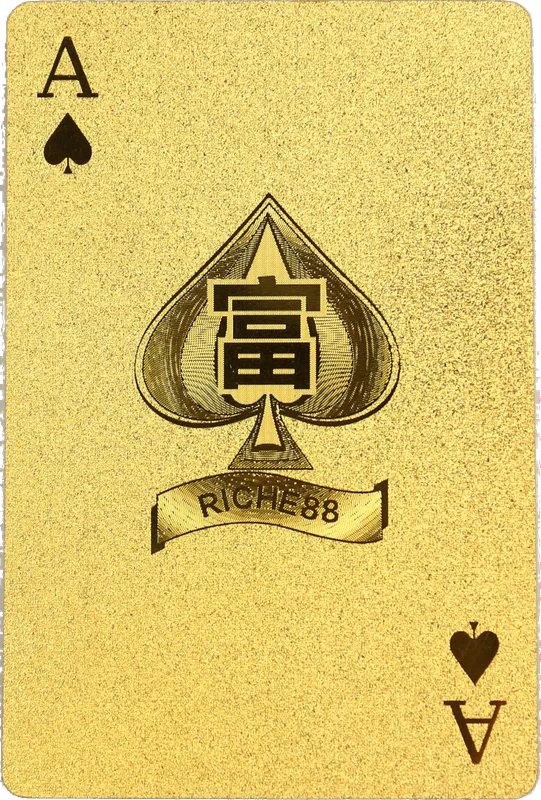 FYTBET Riche88 gold foil Ace of Spades
